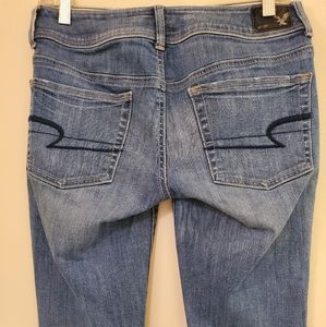 LN American Eagle Kickboot Blue Jeans 6M